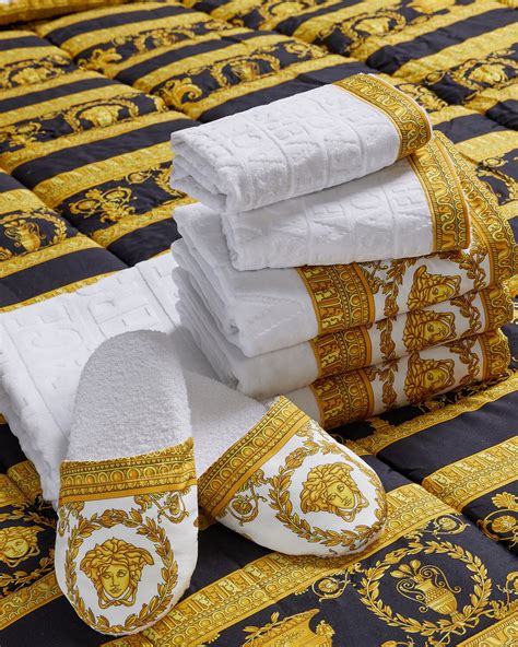 versace luxury towels|farfetch versace towels.